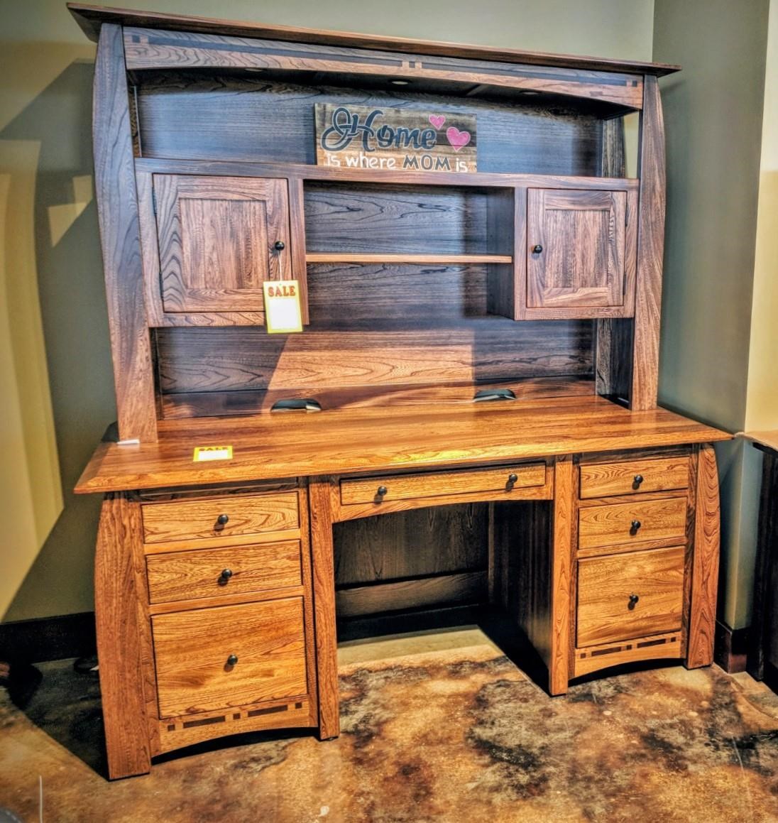 E&I Woodworking Boulder Creek 9732 Boulder Creek Desk Mueller